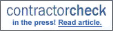 contractorcheck in the press!  Read article.